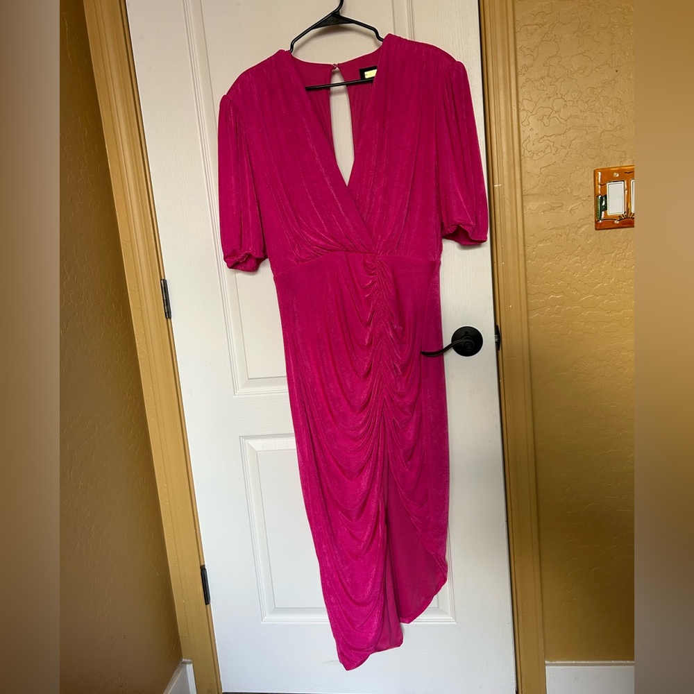 Alexia Admor gorgeous formal dress in hot pink